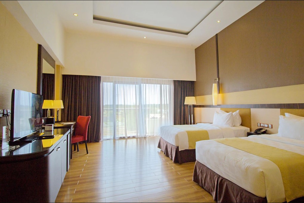 Luxurious rooms at Grand Lagoi Hotel paired with rounds at Ria Bintan and Laguna Golf courses