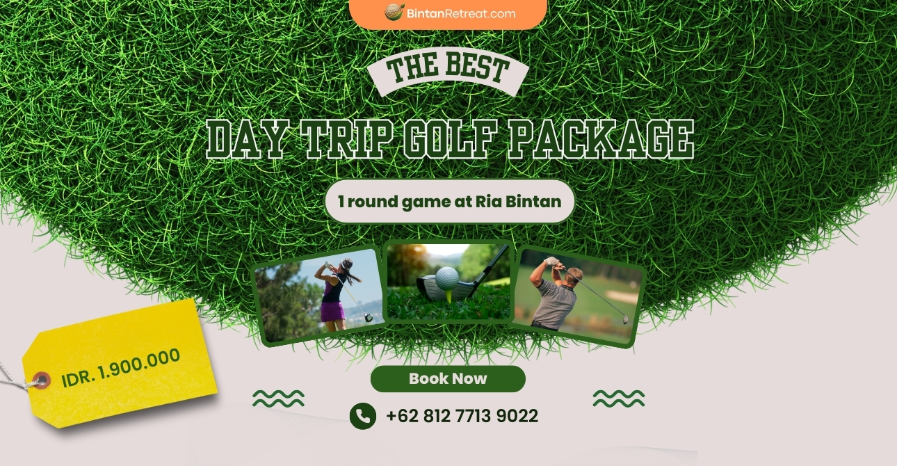 Best Day Trip Golf Experience at Ria Bintan 2025 – Scenic Golf Course with Lush Greens and Ocean Views