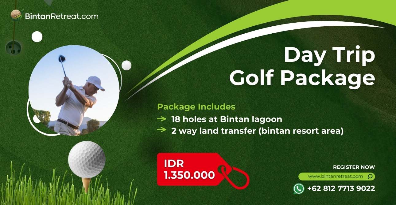 Day Trip Golf 18-Hole Experience at Bintan Lagoon – Championship Golf Course with Stunning Ocean Views and Lush Landscapes