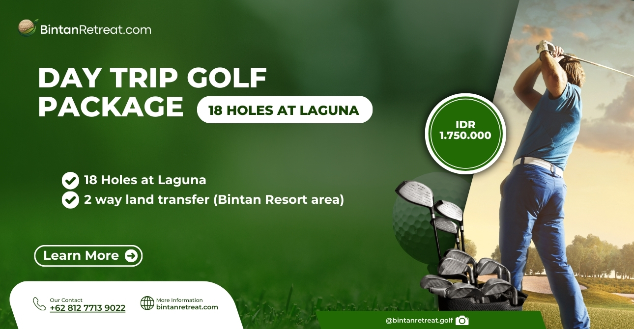 Day Trip Golf 18-Hole Experience at Laguna Bintan – Stunning Golf Course with Challenging Holes and Tropical Scenery